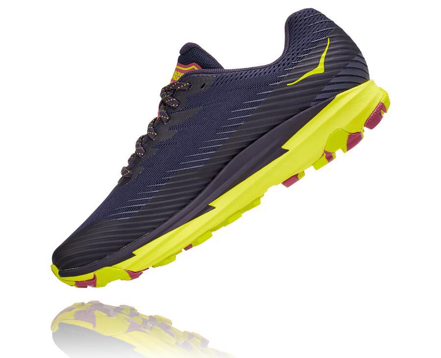 Hoka Australia One One Torrent 2 - Womens Trail Shoes Navy - MYFWV-8562